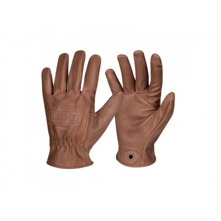 Kožené rukavice HELIKON Lumber Gloves – Brown